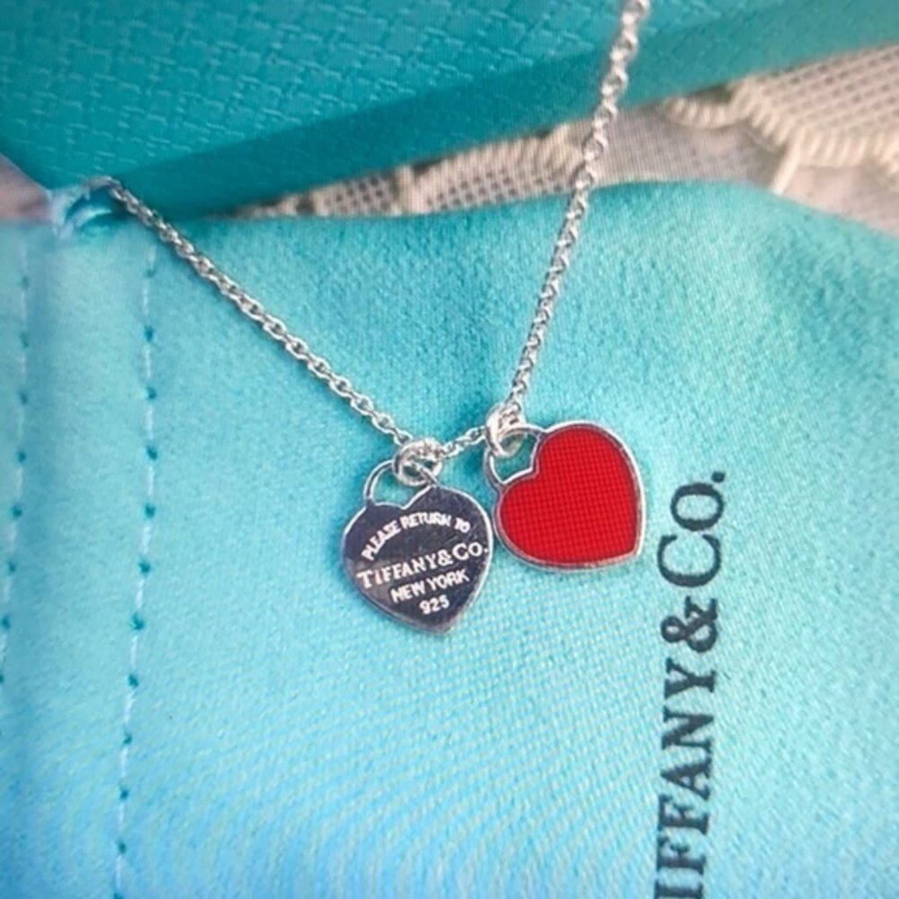 Tiffany & Co. Silver Heart Pendant Necklace
